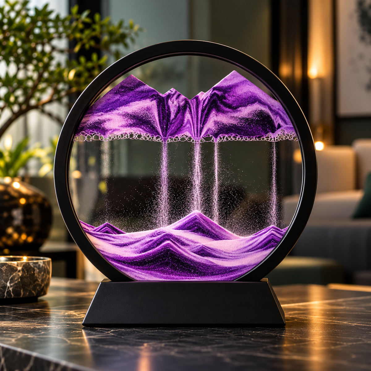 SÉRÉNYA™ – Tableau de sable mouvant 3D