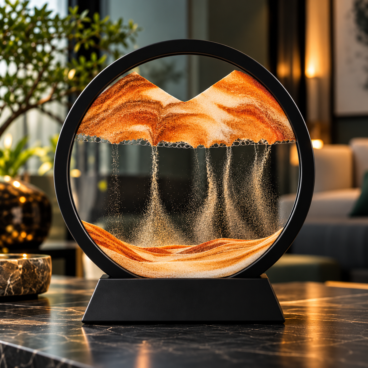 SÉRÉNYA™ – Tableau de sable mouvant 3D