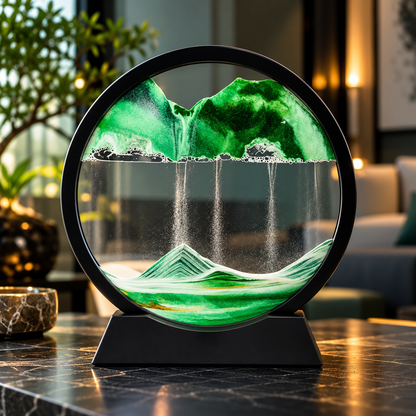 SÉRÉNYA™ – Tableau de sable mouvant 3D